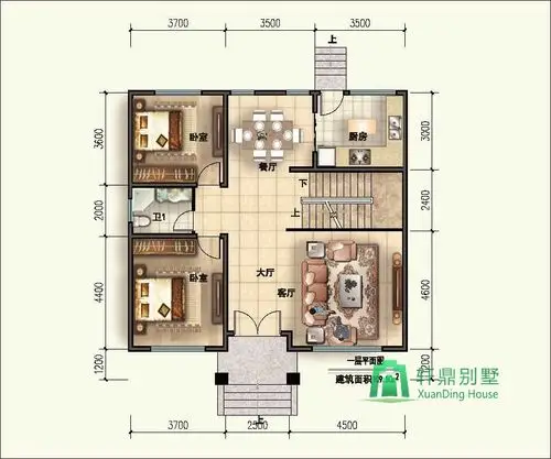 房屋,新中式复式别墅,带地下室,占地120平方米 给排水图:  给排水设计