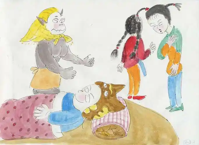 景周手绘:毛野人的故事