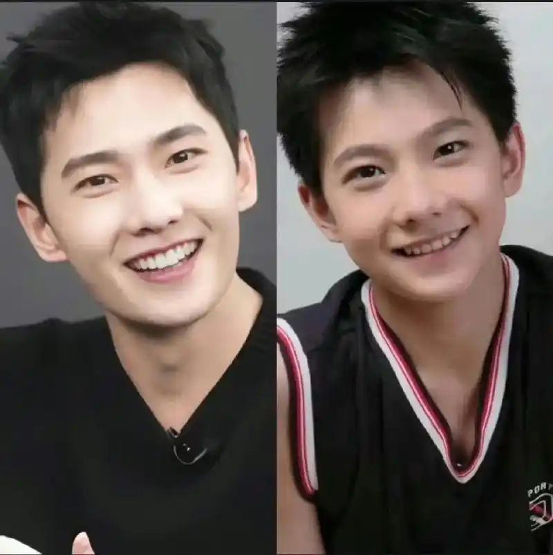 小时候vs长大后 #从小帅到大 #杨洋  小乖 你也会难过 - 抖音