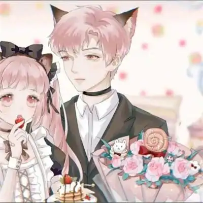 cp情侣头像一人一半动漫