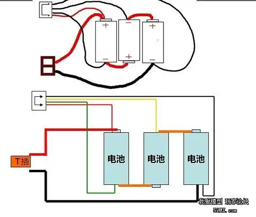 a123电池怎么接线子啊?