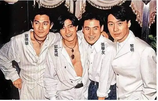 香港"四小天王":谢霆锋少年漫撕脸,钟汉良颜值巅峰有多惊艳