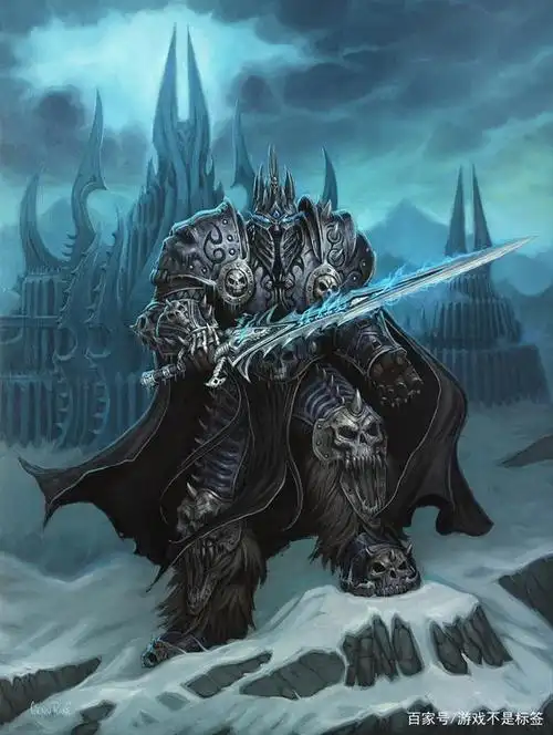 炉石传说图集:设计师笔下的巫妖王,官方原画鉴赏