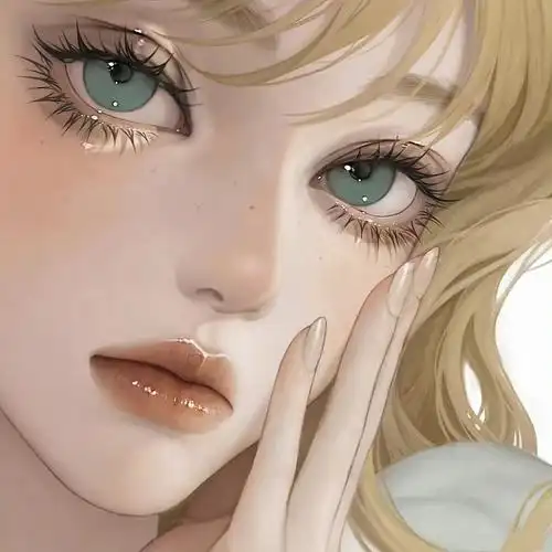 手绘女头_卡通动漫头像_我要个性网