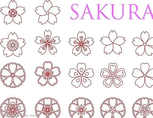 各种唯美樱花元素素材图片