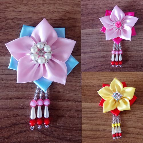 女童韩国韩服发箍舞台演出头饰幼儿韩式发带儿童新娘朝鲜族发绳