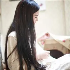 女人绑头发侧面头像 女生头像图片大全 -【爱个性】