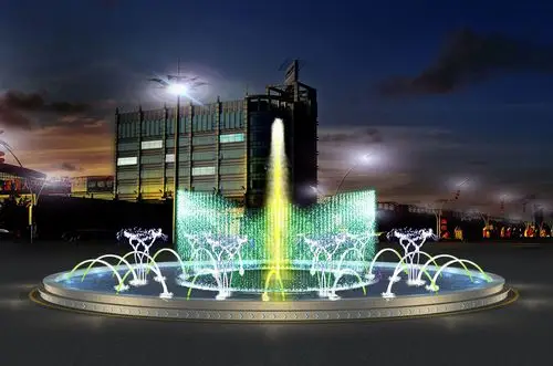 供应信息-厦门喷泉水景设计_加油站喷雾降温_呐喊喷泉设计_激光水幕