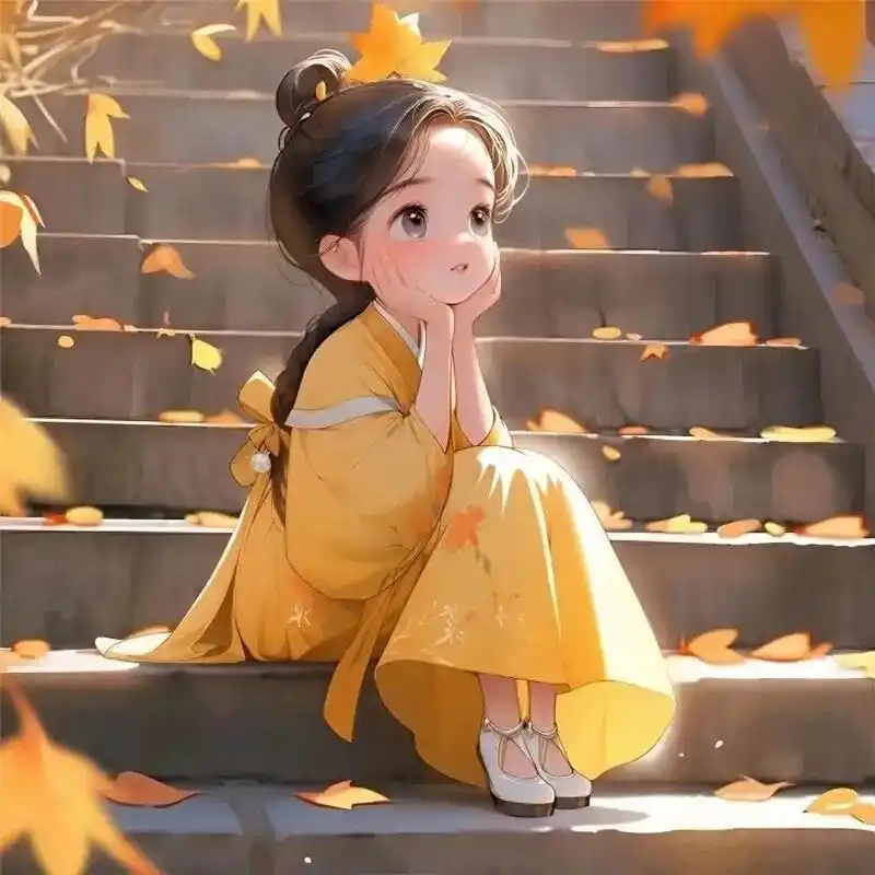 古风又可爱的秋天日女生动漫头像来啦 公主请拿图