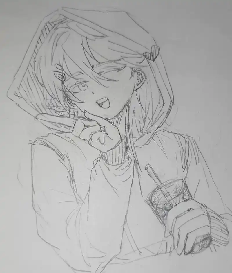 简笔画 #铅笔稿 - 抖音