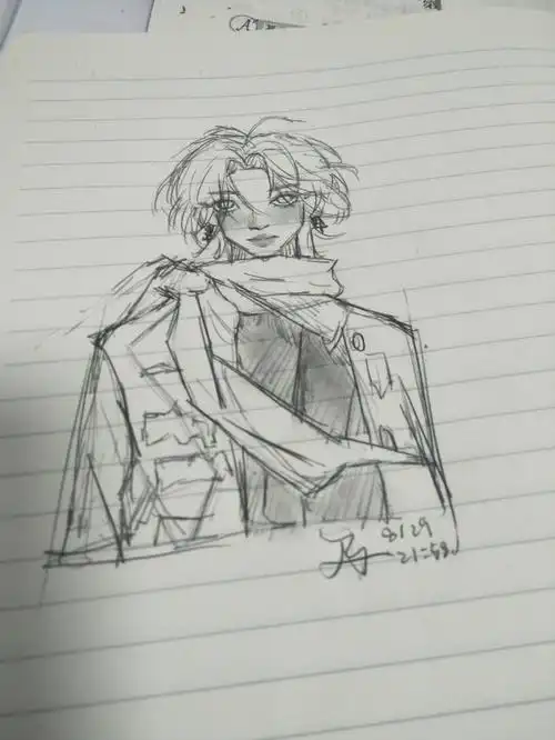 临摹@孟诺孟诺#画渣本渣  #摆烂  #小鬼  #王琳凯小鬼