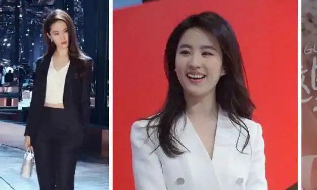 "神仙姐姐"刘亦菲穿这种裙子,胖十斤也看不出,显瘦又时尚!