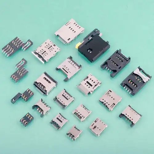 顶级销售mup pcb smt型sd卡连接器常开电子终端设备