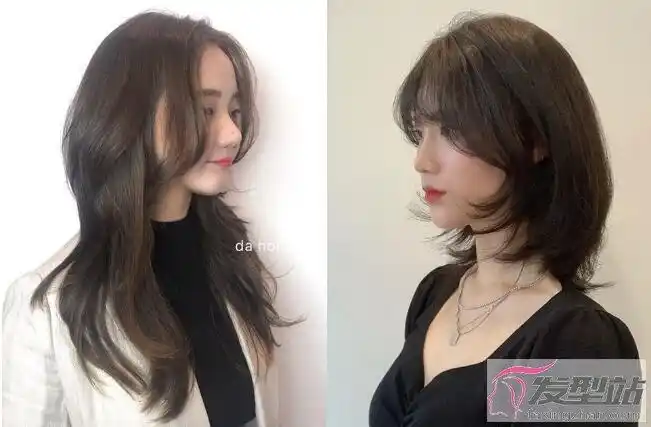 女生上短下长的层次发型 不适合脸型和各脸型最显瘦遮肉的长度