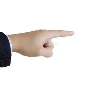 手指头按压或触摸照片