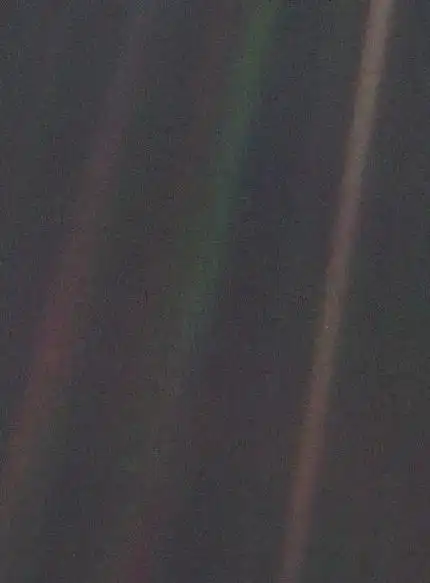 旅行者一号 #旅行者一号的回眸 #暗淡蓝点 这张1990年 - 抖音