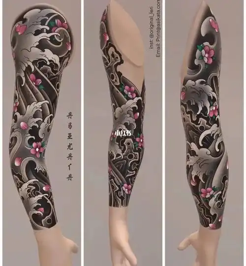 长沙纹身  #传统纹身  #日式老传统纹身  #纹身手稿  #老传统花臂