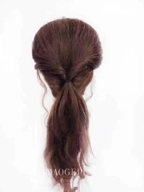 低马尾怎么扎好看(韩式简单气质低马尾) - 拓辰网