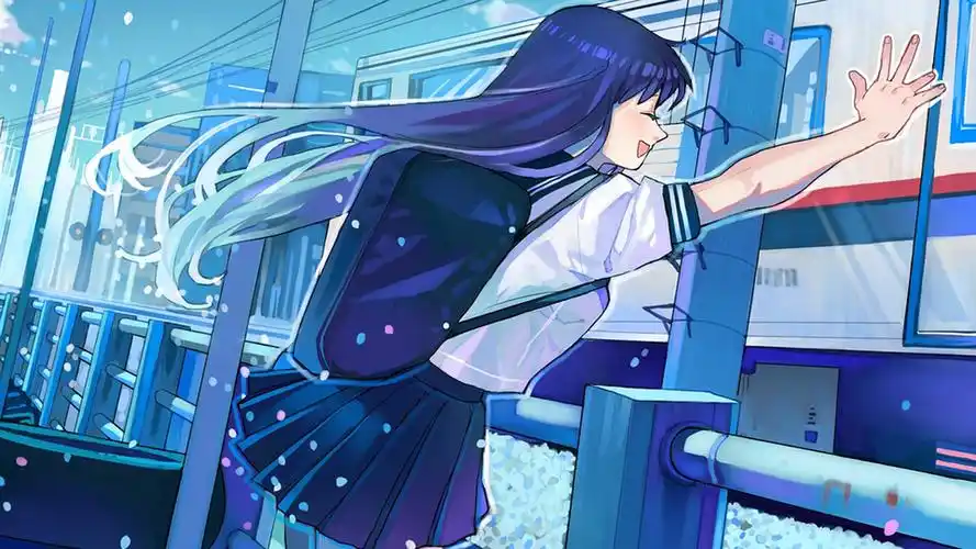 二次元可爱动漫美少女图片壁纸高清大图预览1920x1080_卡通动漫下载