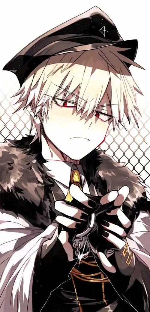 我的英雄学院爆豪胜己帅气嘻哈风高清手机壁纸