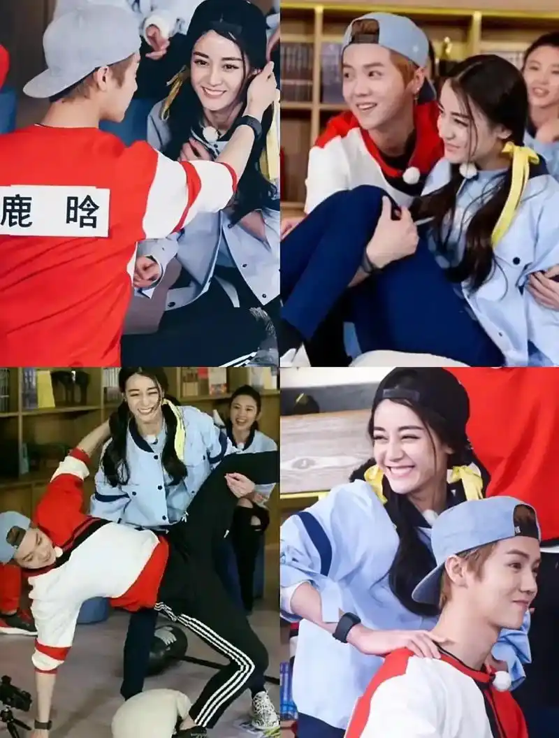 没放出来的都是放不出来的.#鹿晗迪丽热巴 #陆地夫妇