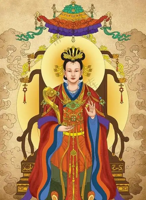 道家瑶池金母天尊 西王母神像图片