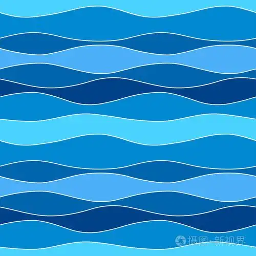 海浪,抽象的无缝模式