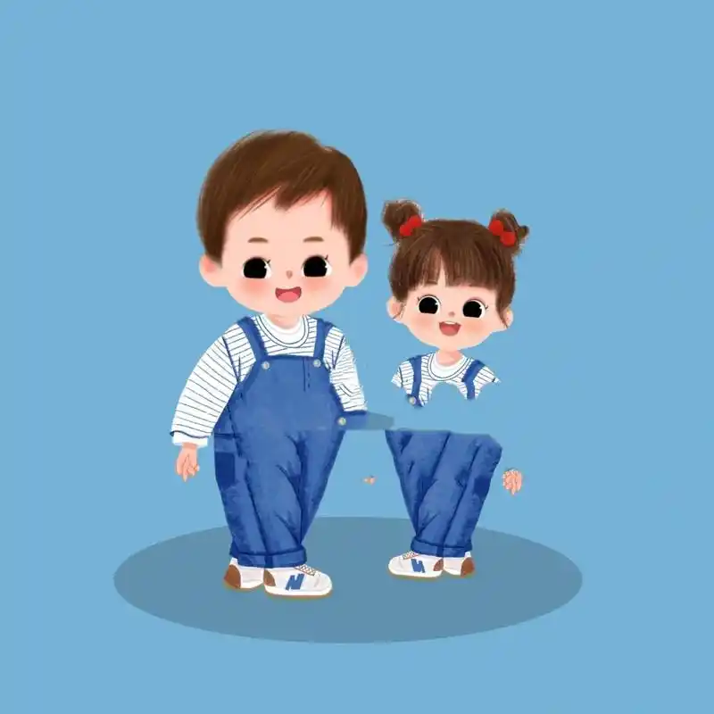 两宝头像|背景图|宝妈带娃文案 第76张:姐姐弟弟 第77张:哥哥妹妹