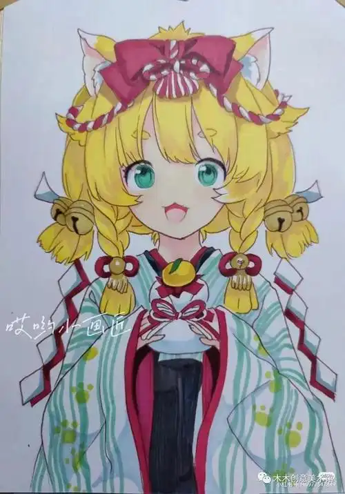 小孩学画人物简单(马克笔绘画~"仙气飘飘"的二次元动漫人物)