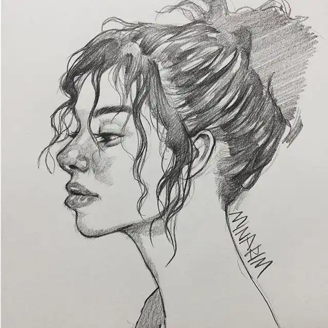 17张优秀的素描人像素材,不会画素描的看过来