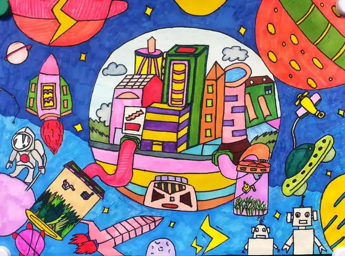 8,六年级二班 陈昕彤 《未来海底世界》