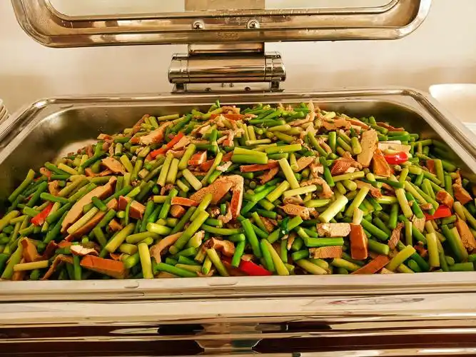 中车a区二楼自助餐菜品