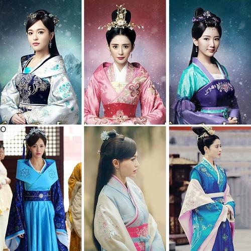 影视锦绣未央古装服装唐嫣李未央唐风汉服李长茹女仙女公主演出服