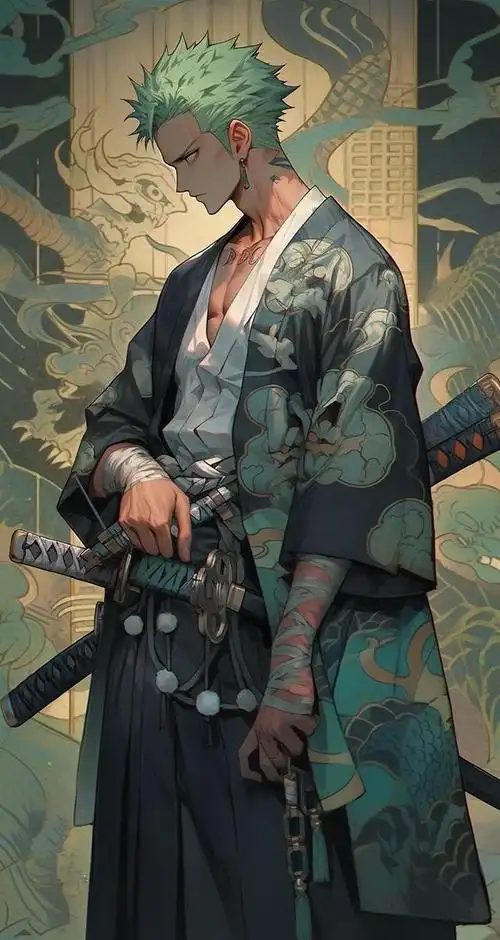 海贼王:罗罗诺亚 索隆 超帅高清壁纸