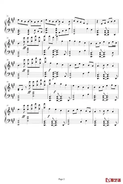花田错钢琴谱-王力宏2