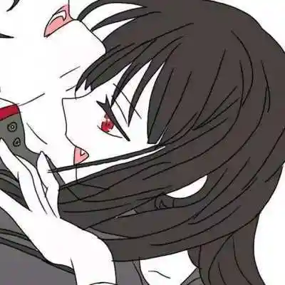 动漫黑暗丧系恋人头像,情侣头像图片-回车桌面