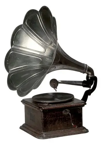 留声机为爱迪生的众多伟大发明之一,因为唱片能比较方便地大量复制,放