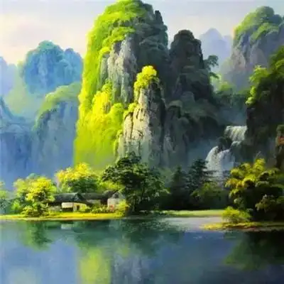 适合当头像的山水图片