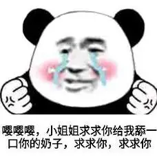 嘤嘤嘤,小姐姐求求你给我舔口你的奶子,求求你,求求你 - 斗图表情包