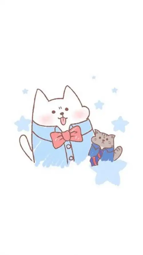 萌萌哒手绘插画,高清图片,手机锁屏桌面-壁纸族