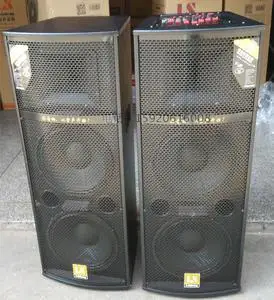 雷声音响双10寸12寸15寸户外大功率广场舞大型活动插电调音台音箱