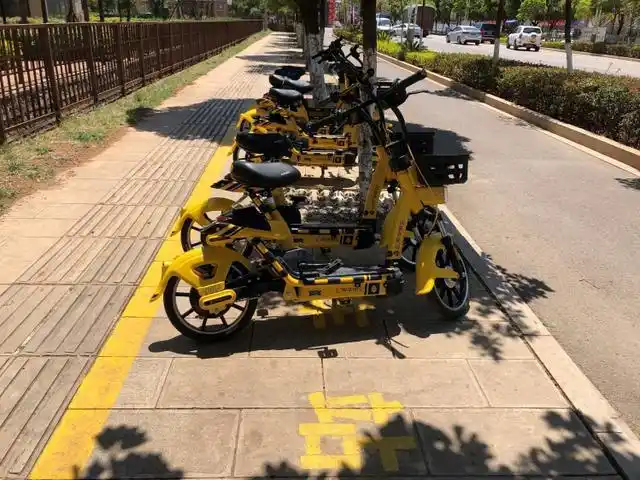 松果!嵩明引入首家共享电单车,成夏日最亮眼c位色