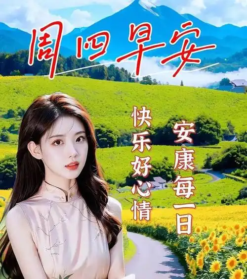 6月29日周四早上好,早安创意暖心祝福图片