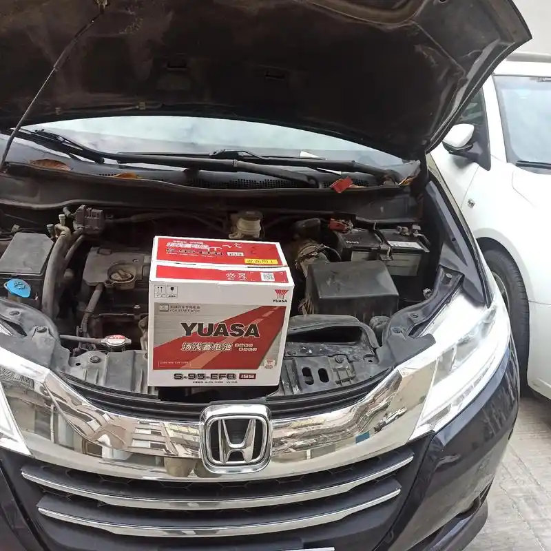 本田奥德赛更换原装汤浅蓄电池. - 抖音