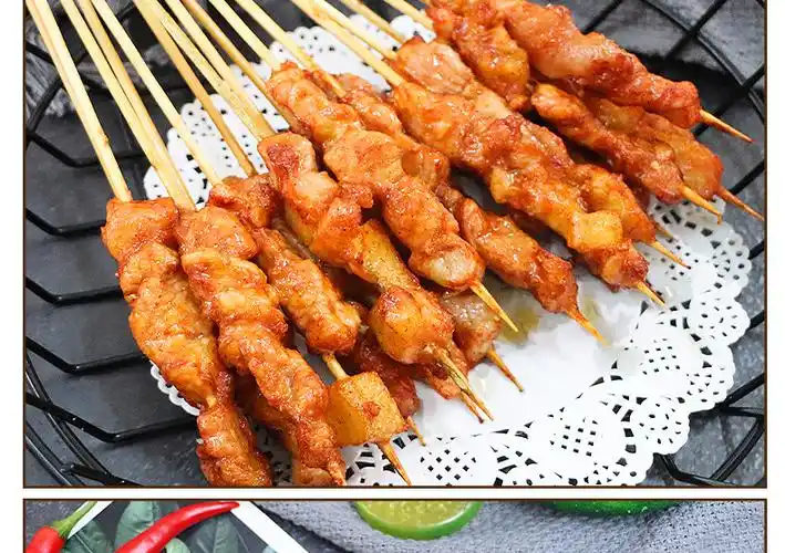 名门藤椒猪肉串五花肉串户外烧烤调理猪肉大串冷冻半成品食材50串