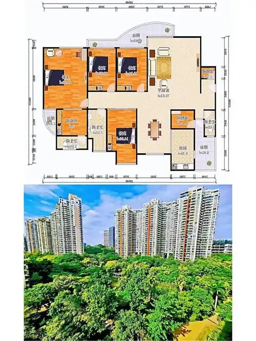 华侨城天鹅堡最新放盘!242平大平层2000