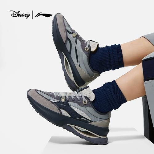 李宁迪士尼草莓熊联名92shadow女鞋休闲鞋加绒保暖运动鞋冬季