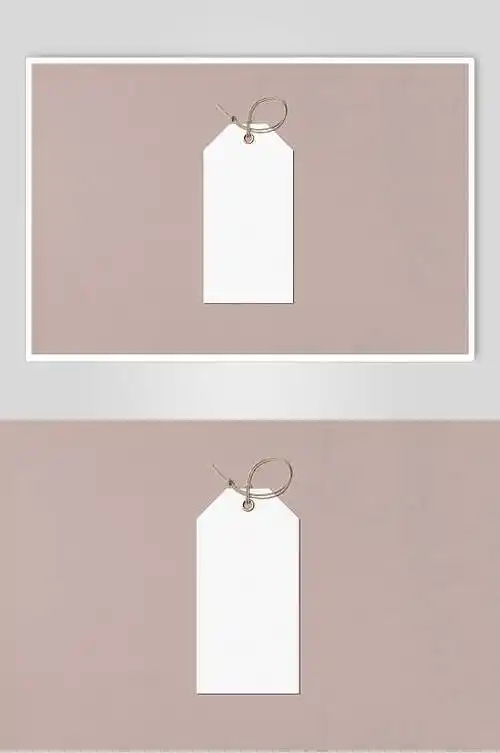 标签吊牌样机效果图设计素材-标签吊牌样机效果图模板下载-众图网