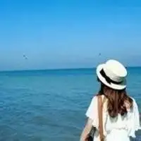 大海与美女头像图片_微信头像图片大全
