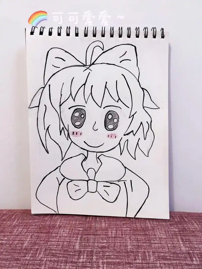 动漫人物绘画 #画渣日常 #乱涂乱画系列 #欢迎来到我的精 - 抖音